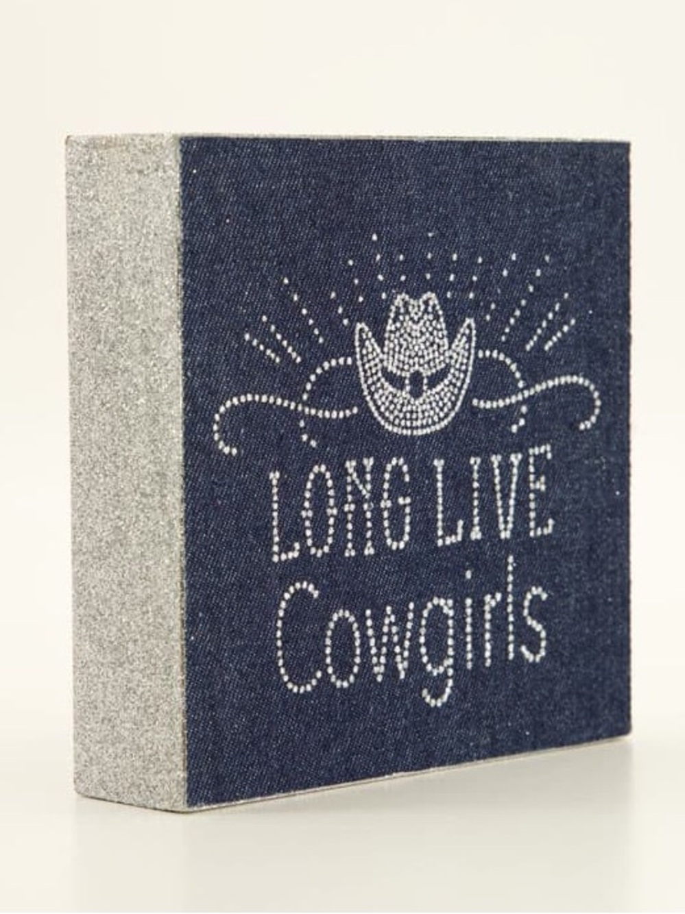 LONG LIVE COWGIRLS BLOCK SIGN NEW